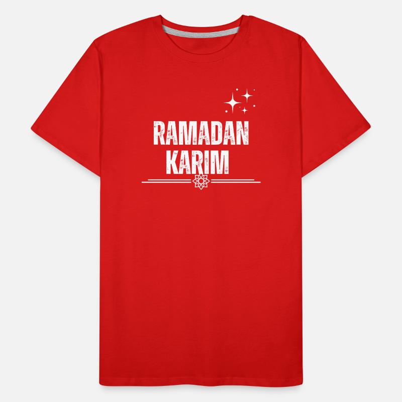 Ramadan Karim Bright Greetings Men's Premium Organic T-Shirt