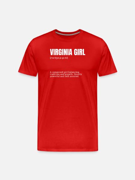 Virginia Mädchen Balance - Männer Premium Bio T-Shirt - Rot