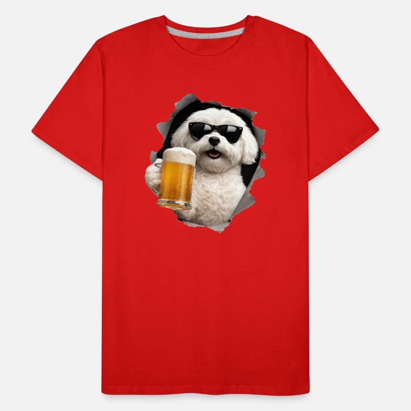 Maltese Beer Men's Premium Organic T-Shirt