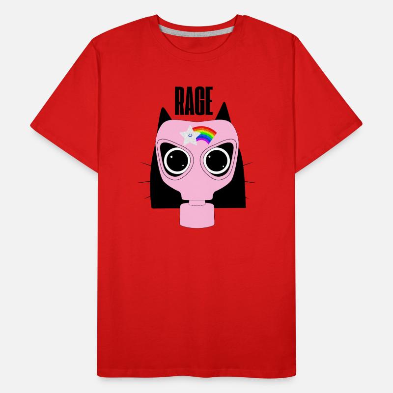 Protestation des chatons en rage T-shirt bio Premium Homme