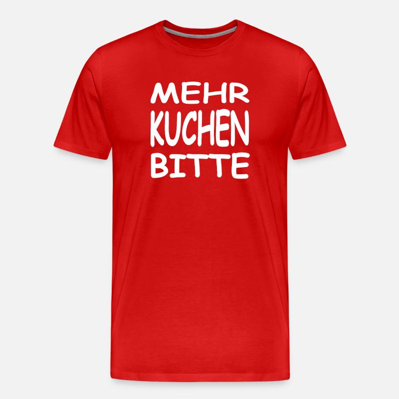 Gâteau - T-shirt bio Premium Homme - rouge