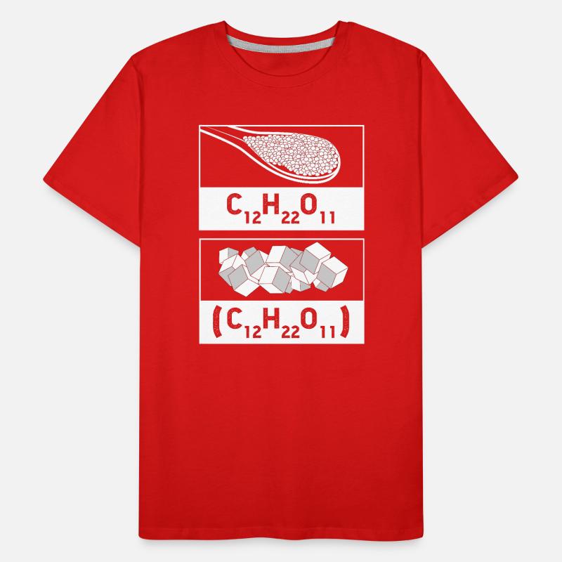 Structural formula chemistry science physics laboratory Men's Premium Organic T-Shirt