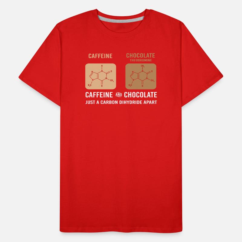 Chemistry Science Physics Laboratory Structural Formula Men's Premium Organic T-Shirt