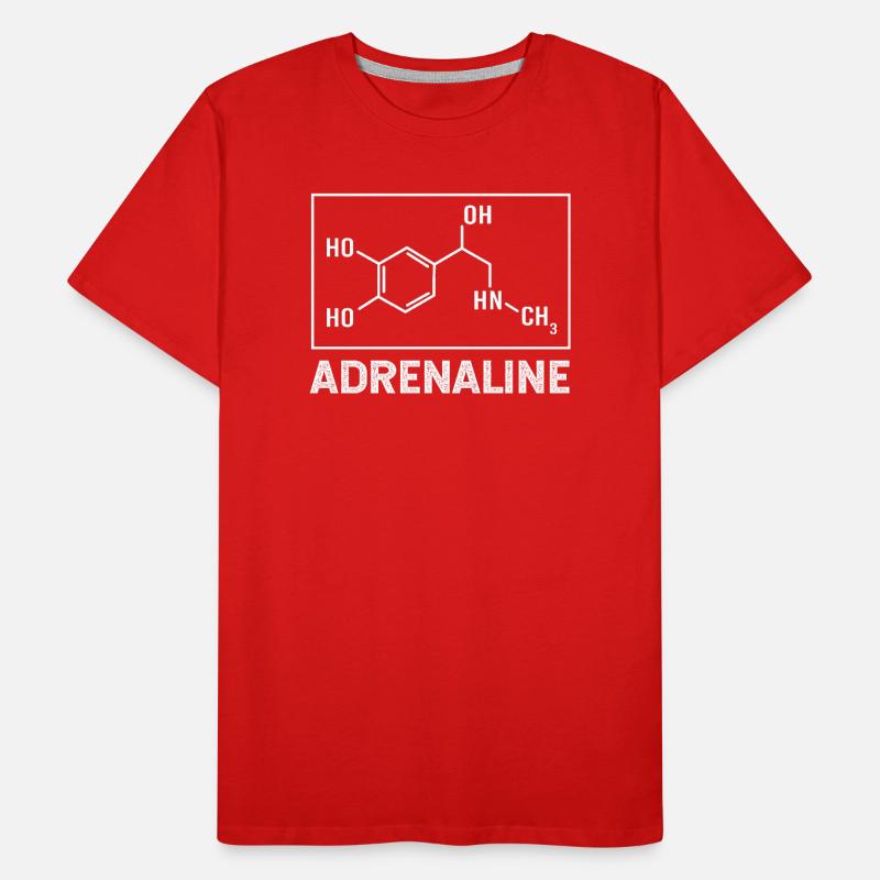 Chemistry Science Physics Laboratory Structural Formula Men's Premium Organic T-Shirt