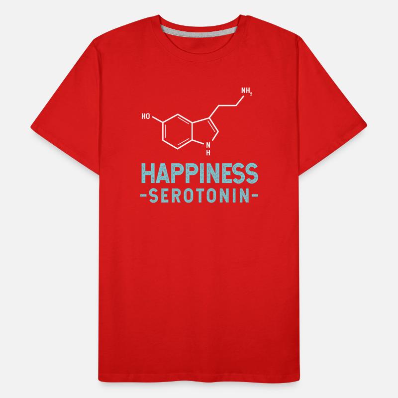 Chemistry Science Physics Laboratory Structural Formula Men's Premium Organic T-Shirt