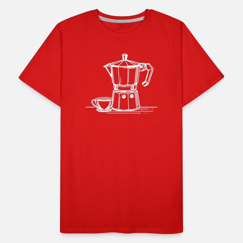 Bialetti Männer Premium Bio T-Shirt