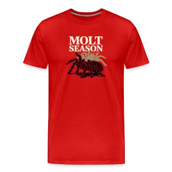 Tarantula Tarantula Holder Spider Owner - Men's Premium Organic T-Shirt - red - Front - Damien (186cm)