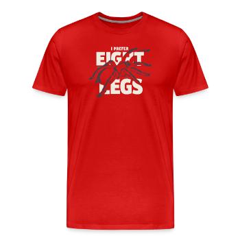 Propriétaire d’araignée Propriétaire de la Tarentule - T-shirt bio Premium Homme - rouge - Devant - Damien (186cm)