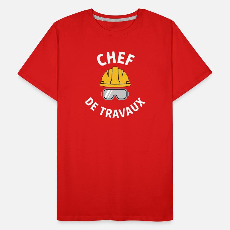 Site Manager Works Handyman DIY Cadea Men's Premium Organic T-Shirt