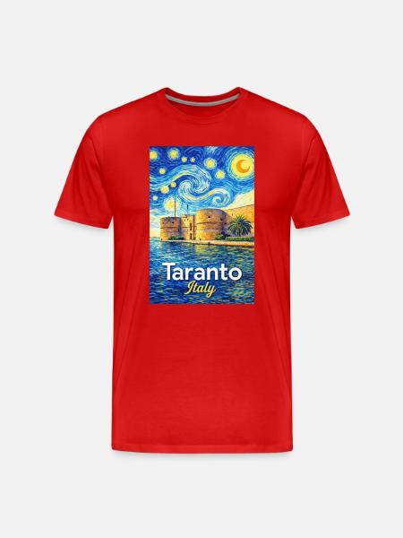 TTarent, Italy. - Men's Premium Organic T-Shirt - red