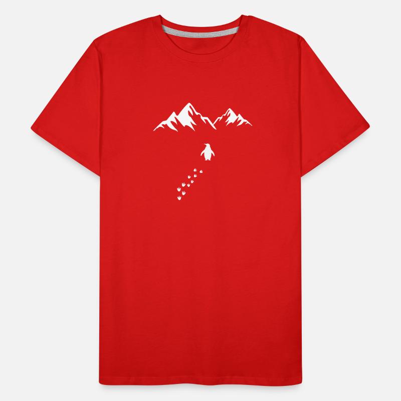 Pingouin solitaire seul T-shirt bio Premium Homme