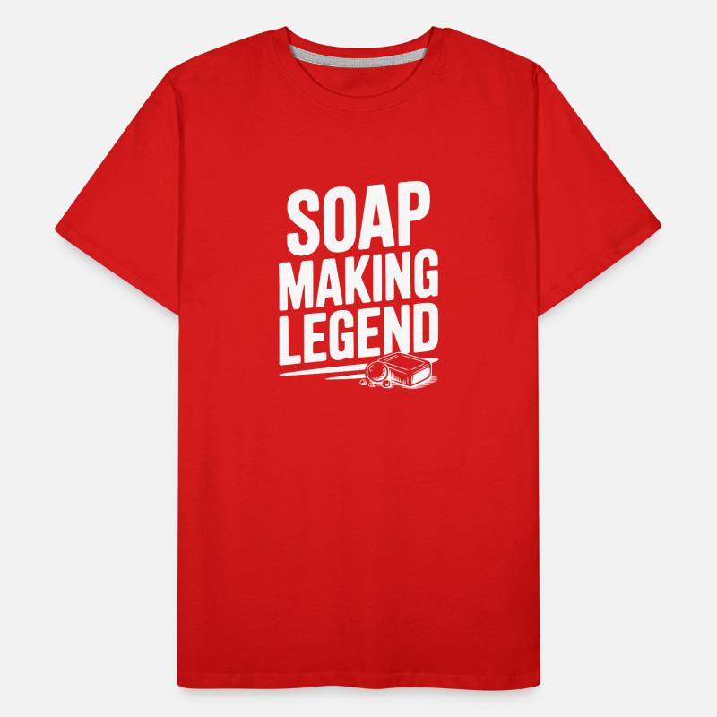 Soap Making Legend Men's Premium Organic T-Shirt