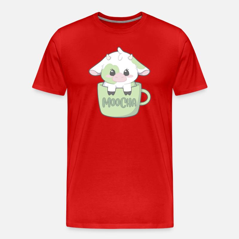 moocha - Männer Premium Bio T-Shirt - Rot