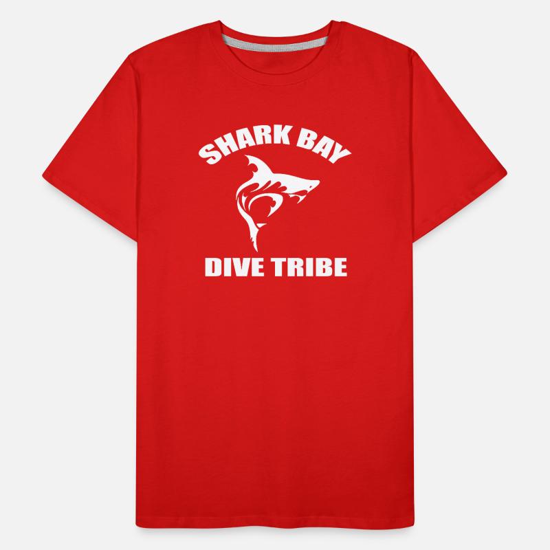 Tribu de plongée de Shark Bay T-shirt bio Premium Homme