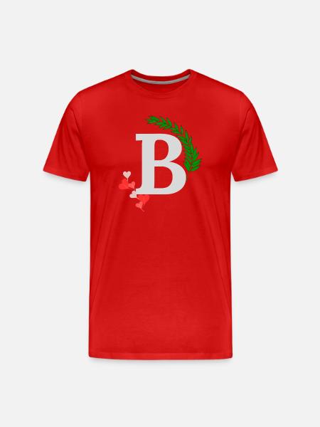 b - T-shirt bio Premium Homme - rouge