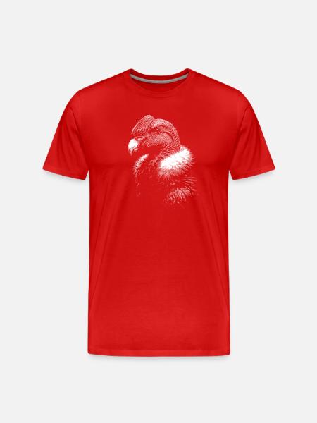 condor - Men's Premium Organic T-Shirt - red