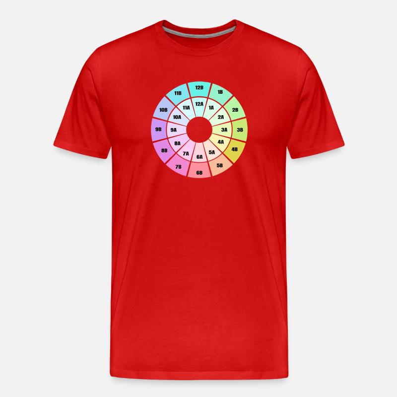 Camelot Wheel - Männer Premium Bio T-Shirt - Rot