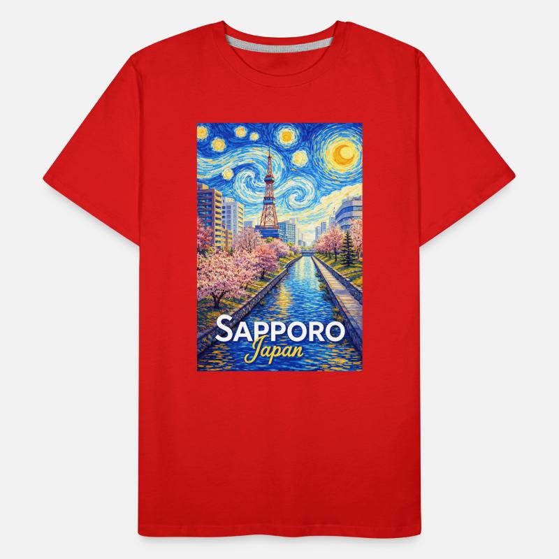 Sapporo, Japan Men's Premium Organic T-Shirt