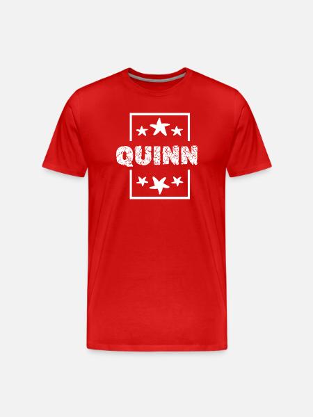 Anniversaire Quinn - T-shirt bio Premium Homme - rouge