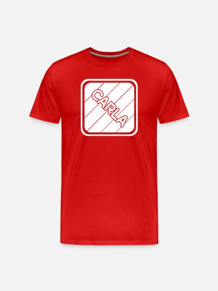 First name Carla - Men's Premium Organic T-Shirt - red