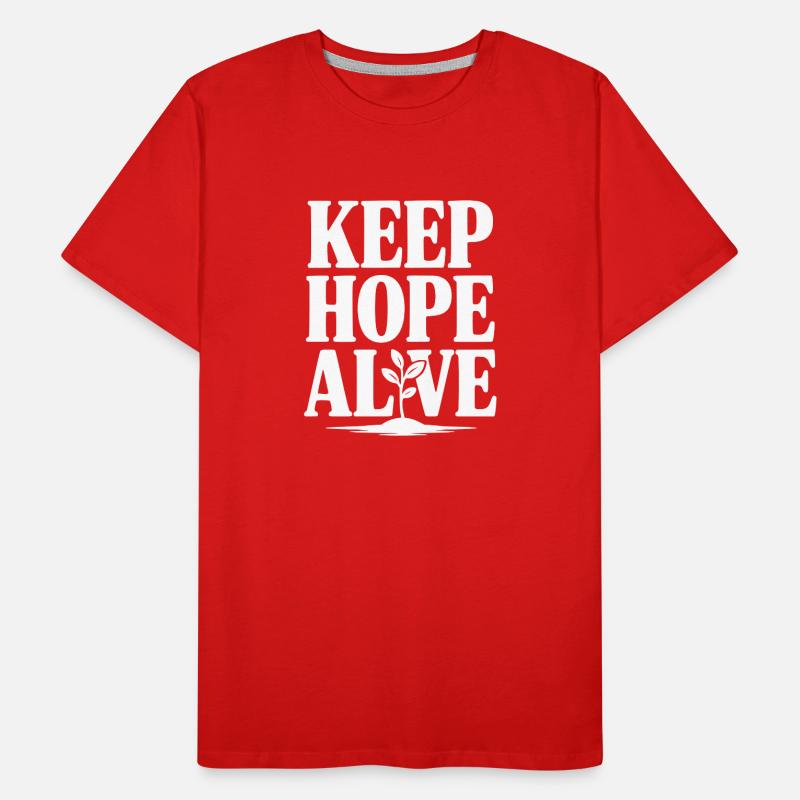 Keep Hope Alive Men's Premium Organic T-Shirt