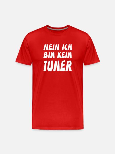 Tuner - Männer Premium Bio T-Shirt - Rot