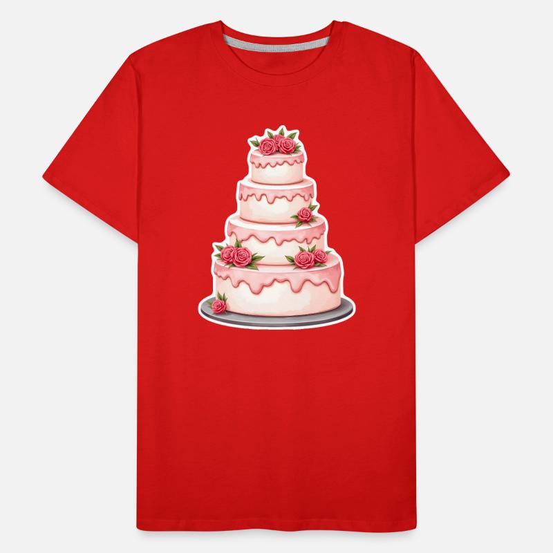 Cake Wedding Men's Premium Organic T-Shirt