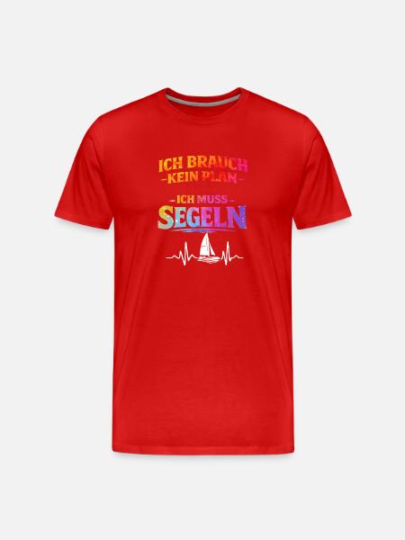 Sail - Men's Premium Organic T-Shirt - red
