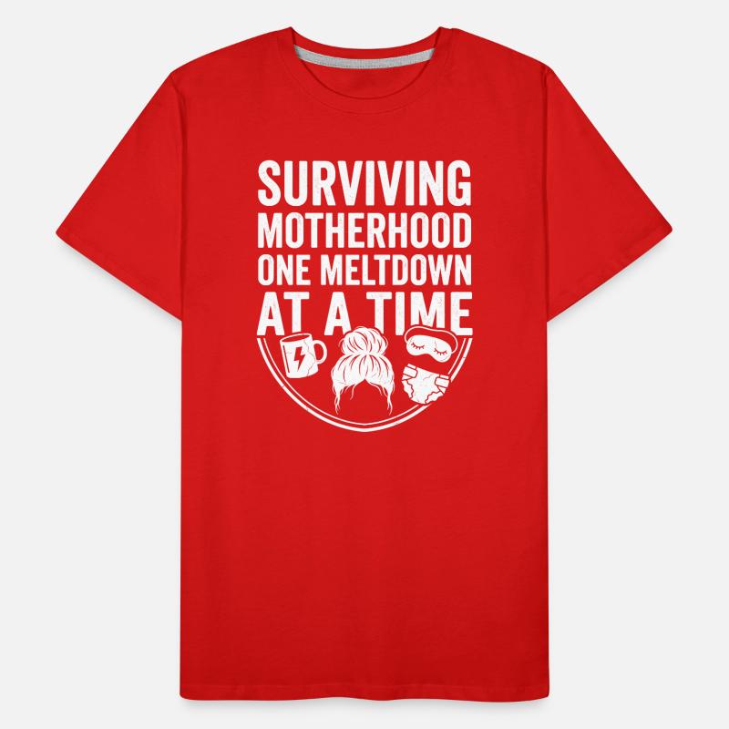 Maternal power: Meltdowns overcome Men's Premium Organic T-Shirt