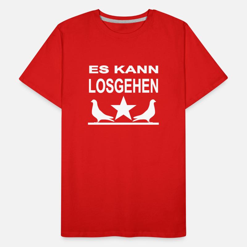 Tauben Männer Premium Bio T-Shirt