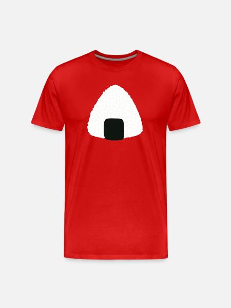 Sushi onigiri - T-shirt bio Premium Homme - rouge