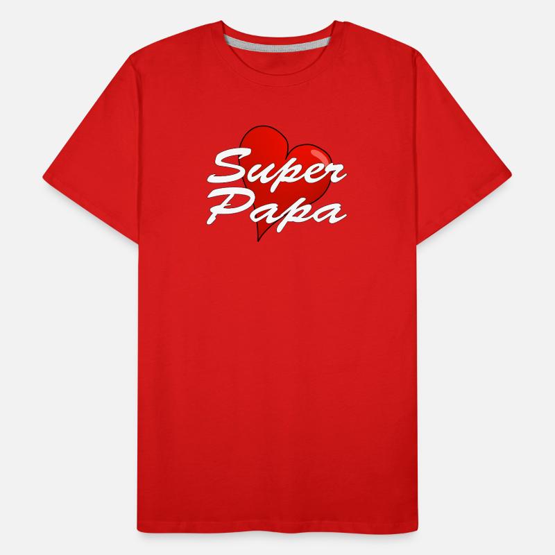 Super papa T-shirt bio Premium Homme