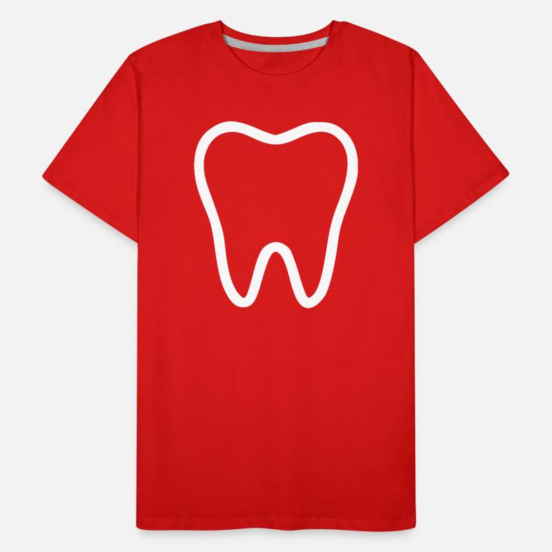 Tooth, Teeth, Dentist Men's Premium Organic T-Shirt