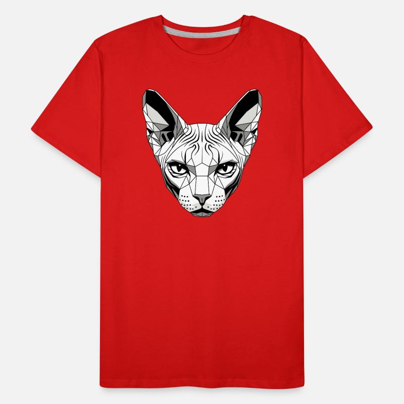 Sphynx Chat Sphynx Chat Chat Canadien Sphinx mignon T-shirt bio Premium Homme