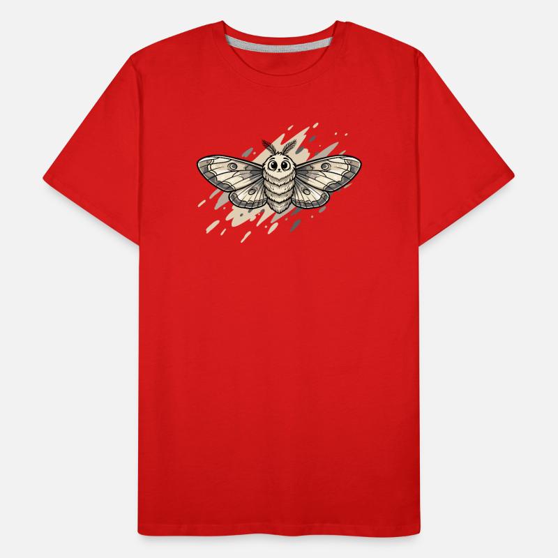 Moth Moth Illustration Men's Premium Organic T-Shirt