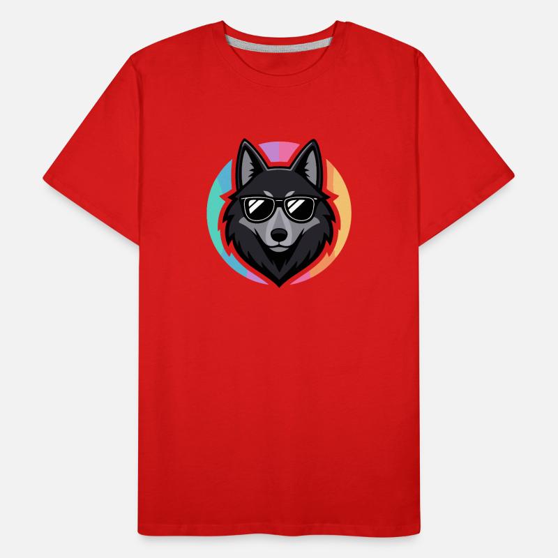 Wolf chic sunglasses Men's Premium Organic T-Shirt