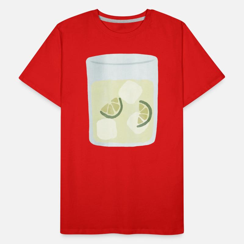 Mulet de Moscou dans le style aquarelle T-shirt bio Premium Homme