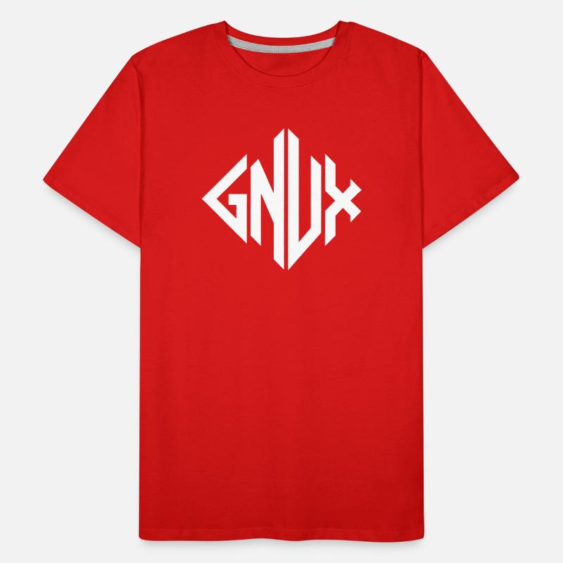 Gnux Monogram Geometry Men's Premium Organic T-Shirt