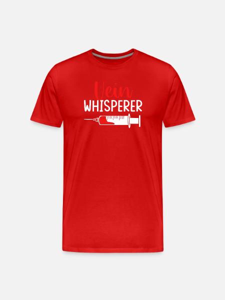 Blutspender Blut Blutspende - Männer Premium Bio T-Shirt - Rot