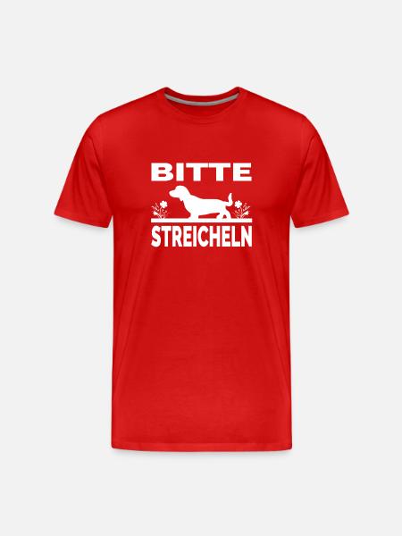 Dackel - Männer Premium Bio T-Shirt - Rot