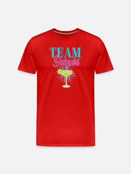 Hen Party Cocktail Team Daiquiri - Men's Premium Organic T-Shirt - red