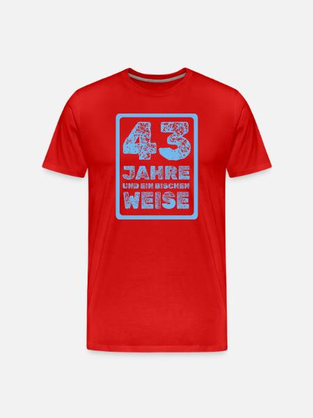43 - T-shirt bio Premium Homme - rouge