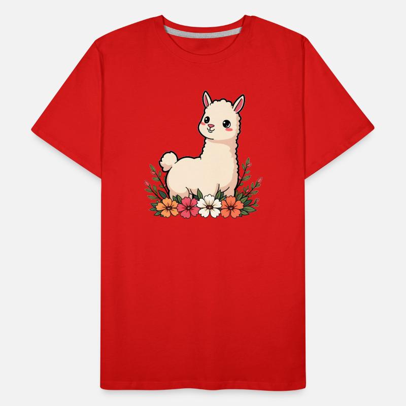 lama T-shirt bio Premium Homme