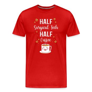 CTA Chirurg Chirurgie - Männer Premium Bio T-Shirt - Rot - Vorne - Damien (186cm)