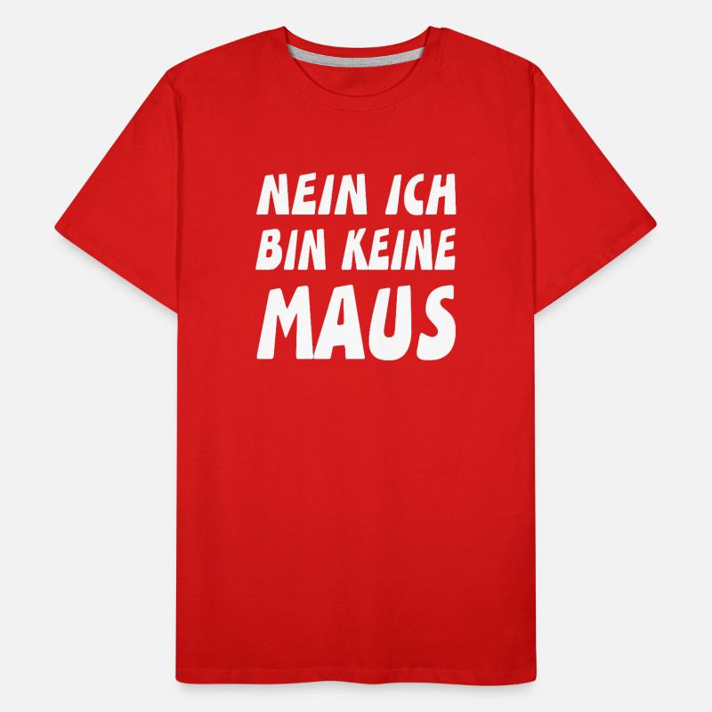 Maus Männer Premium Bio T-Shirt