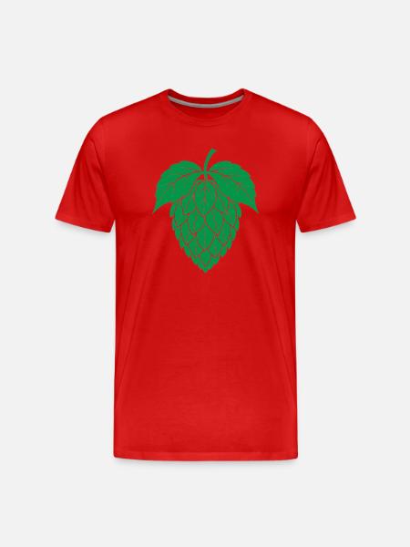 Houblon - T-shirt bio Premium Homme - rouge