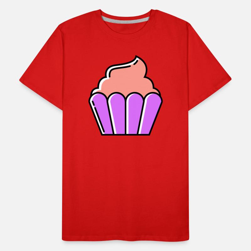 Cupcake à muffins T-shirt bio Premium Homme