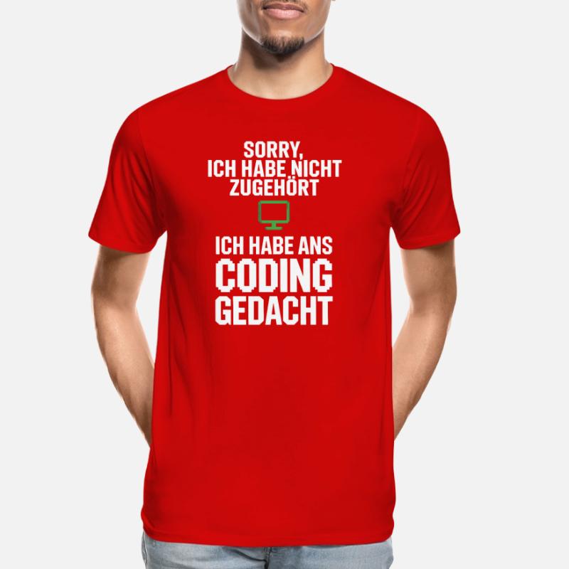 Désolé, j’ai pensé à coder T-shirt bio Premium Homme
