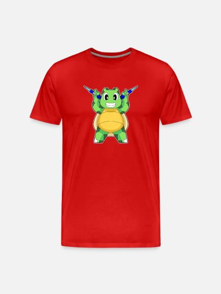 Turtle Dart Dart Sport - Men's Premium Organic T-Shirt - red