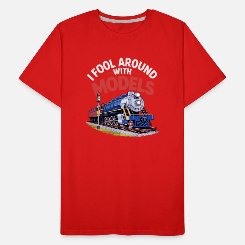 Je m’amuse avec des modèles T-shirt bio Premium Homme
